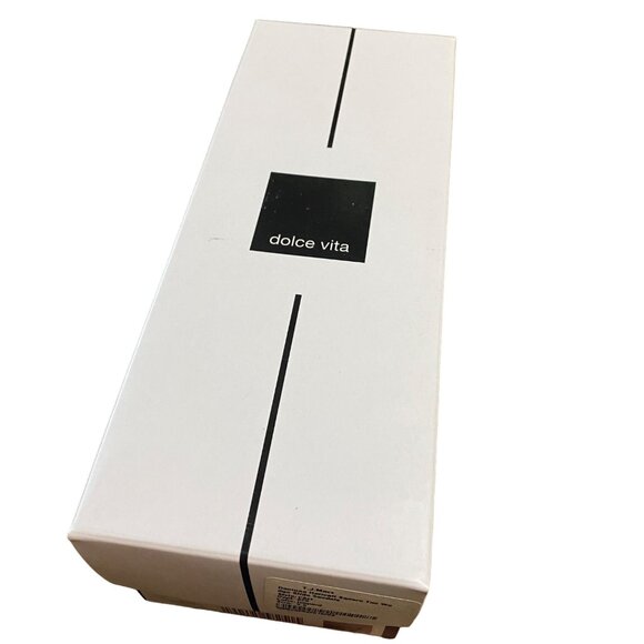 Dolce Vita CAIT Genuine Haircalf Square Toe Wedge Slide Sandals Size 8.5 Leopard - Picture 4 of 5